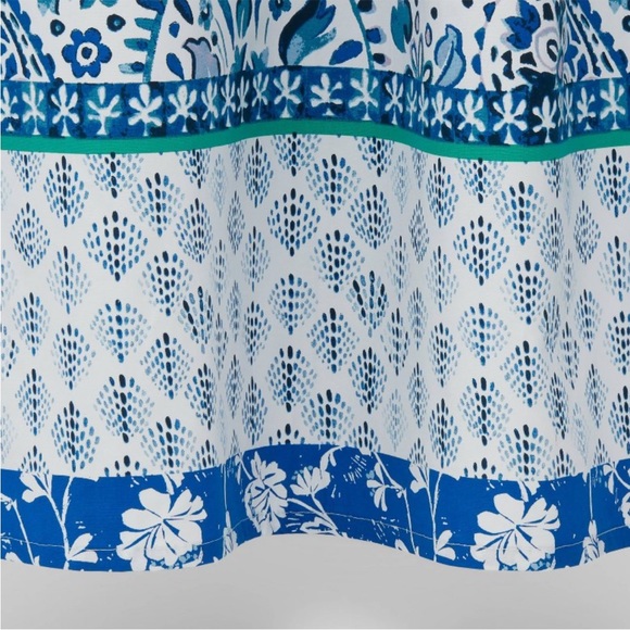 Opalhouse Accents Bandana Print Shower Curtain Blue Opalhouse